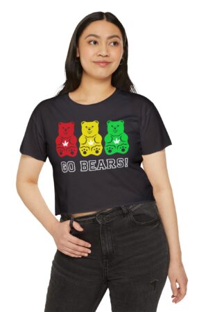 go bears 420 crop tee