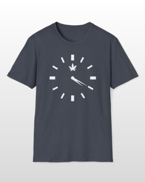 420 clock tee