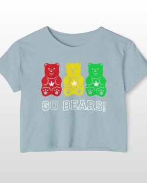 go bears 420 crop tee
