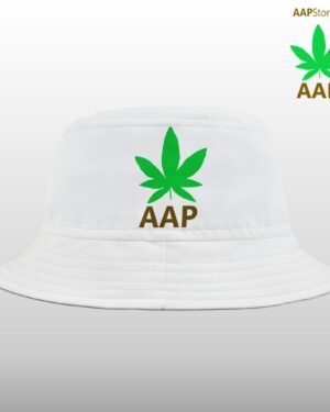 follow the program aap original aapstore.co logo white bucket hat