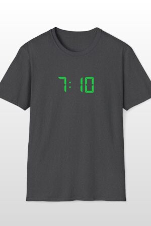 710 digital clock tee