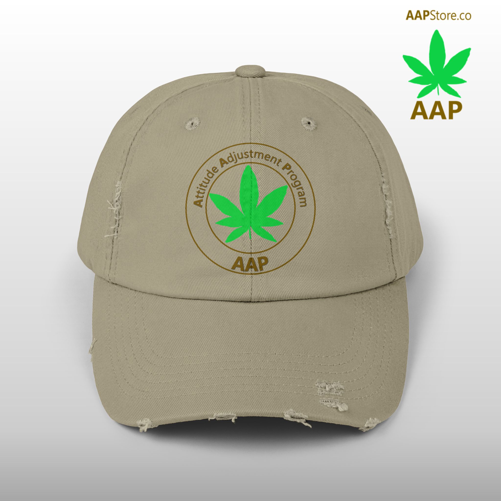 follow the program aap original distressed stoner cap