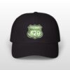 embroidered highway 420 dad hat