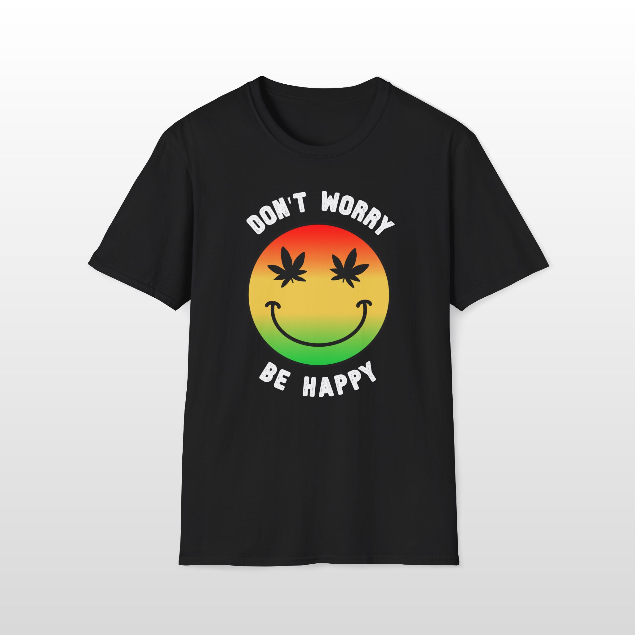 don't worry be happy 420 tee