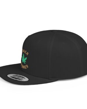 loner stoner flat bill snapback cap