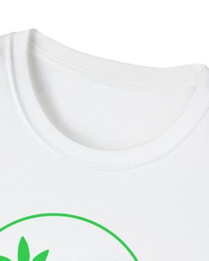 follow the program aap original smiley face green outline 420 tee