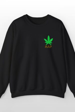 follow the program aap original pocket logo crewneck sweatshirt