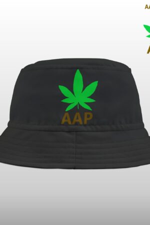 follow the program aap original attitudeadjustment.shop logo black bucket hat