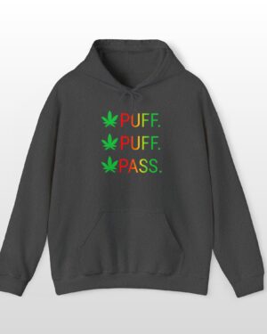 puff puff pass 420 stoner hoodie