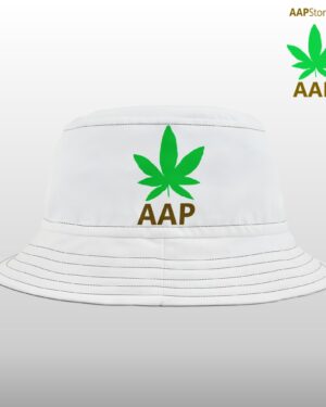 follow the program aap original aapstore.co logo white bucket hat