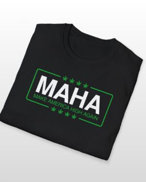 maha make america high again 420 tee
