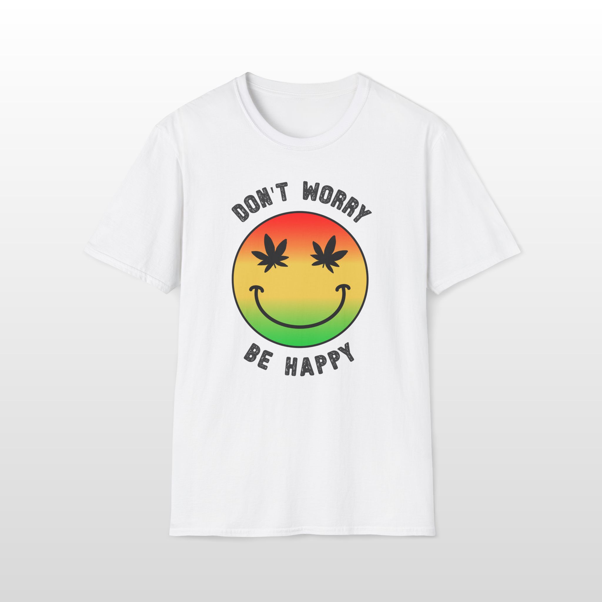 don't worry be happy 420 tee