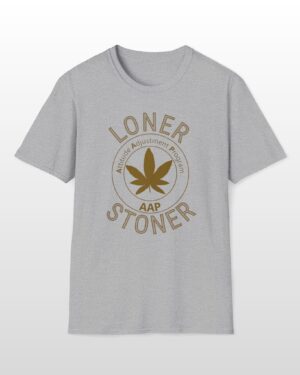 aap monochrome loner stoner tee