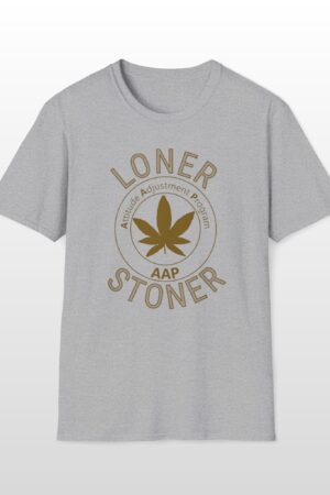 aap monochrome loner stoner tee