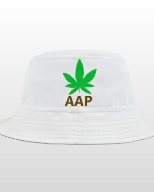 follow the program aap original logo white bucket hat