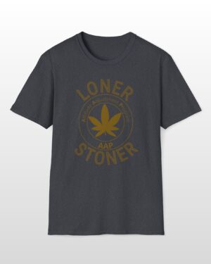 aap monochrome loner stoner tee