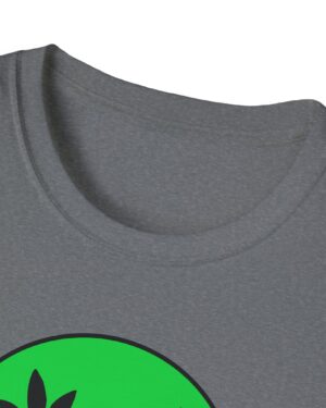 follow the program aap original green smiley face 420 tee