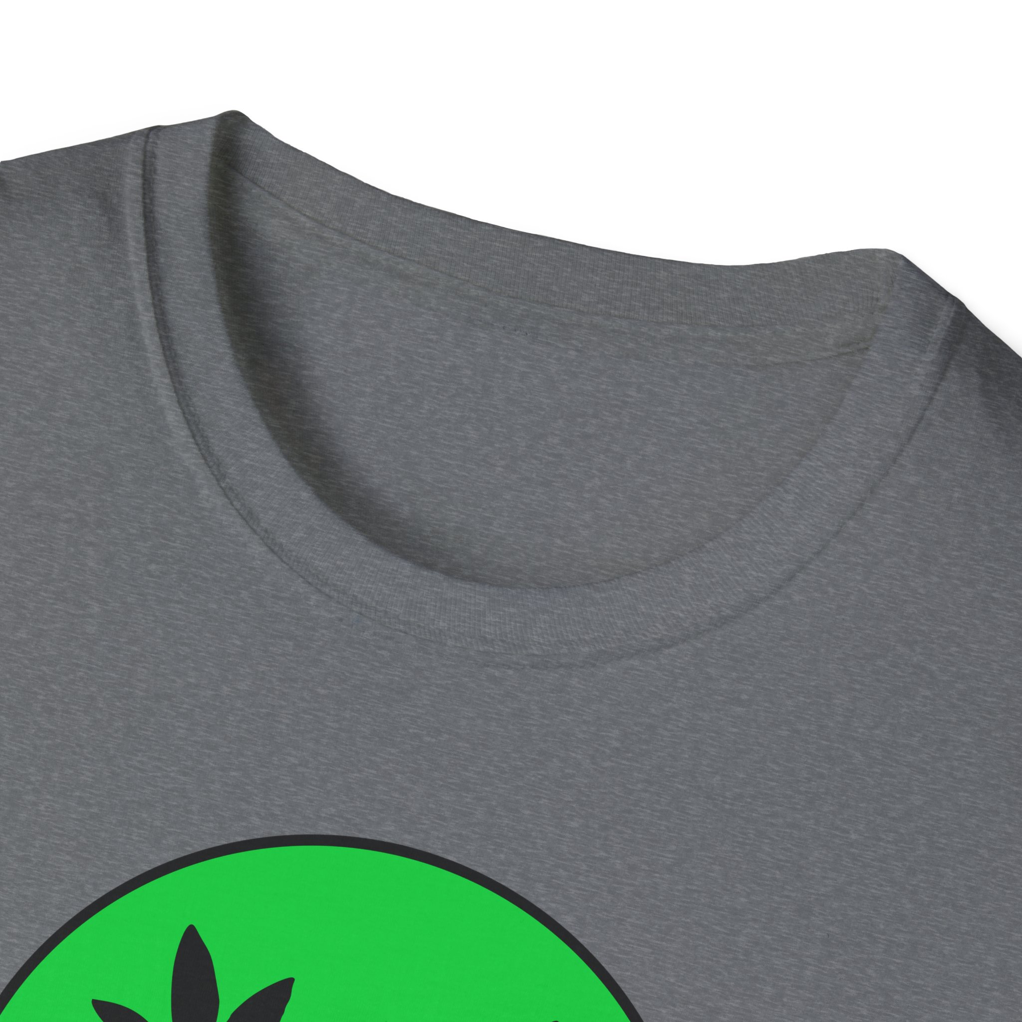 follow the program aap original green smiley face 420 tee