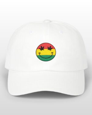 happy daditude 420 embroidered dad hat