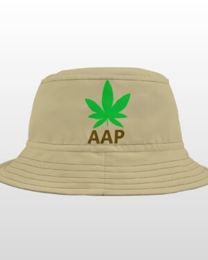 follow the program aap original logo tan bucket hat