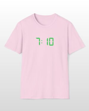 710 digital clock tee