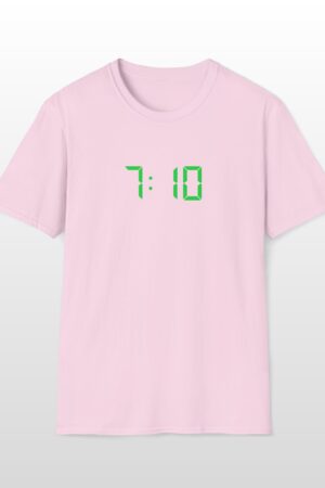 710 digital clock tee