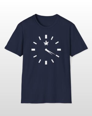 420 clock tee