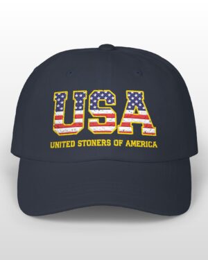 usa united stoners of america embroidered 420 dad hat