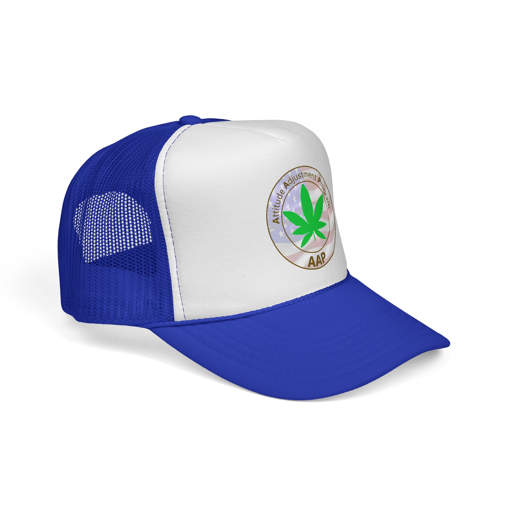 puff it up for freedom aap original freedom logo trucker cap