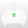 follow the program aap original logo crop hoodie