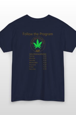 follow the program aap original daily 420 2 side tee