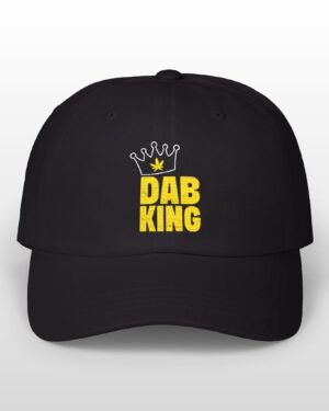 dab king embroidered 420 dad hat