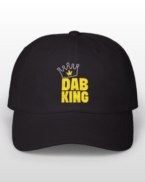 dab king embroidered 420 dad hat
