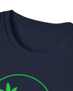 follow the program aap original smiley face green outline 420 tee