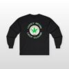 lucky seven leaf clover long sleeve tee
