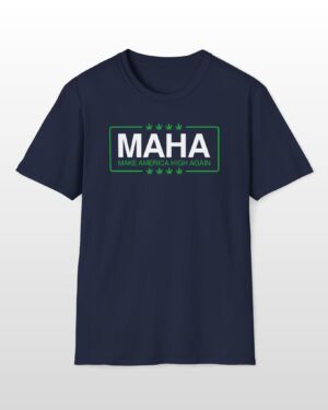 maha make america high again 420 tee