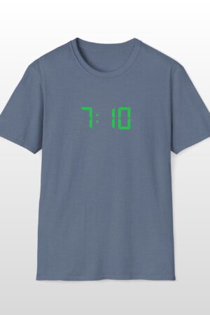 710 digital clock tee