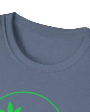 follow the program aap original smiley face green outline 420 tee