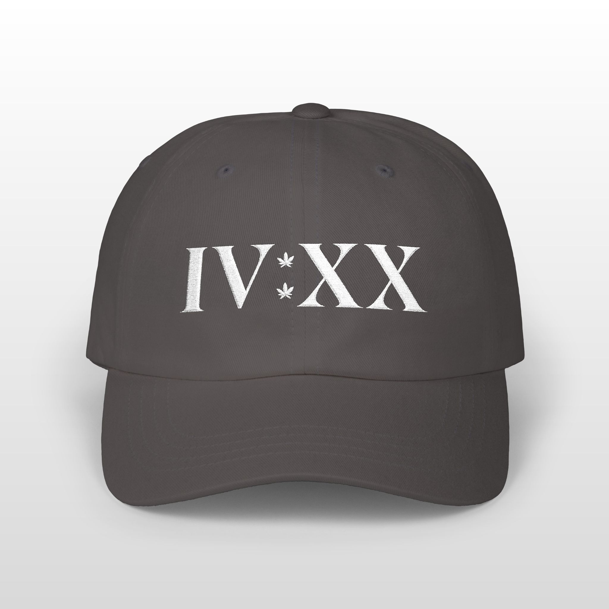 420 roman numerals embroidered 420 dad hat