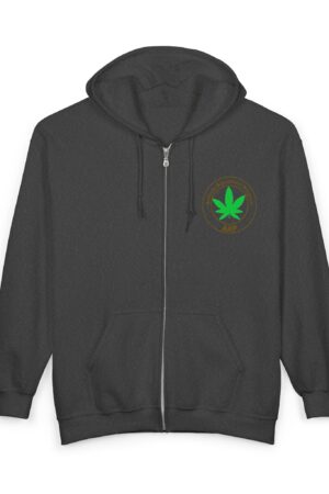 aap original pocket logo 2 sided full zip hooded sweatshirt