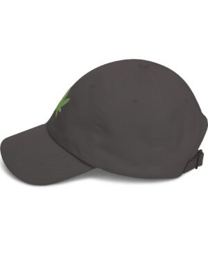 grean leaf 420 embroidered dad hat