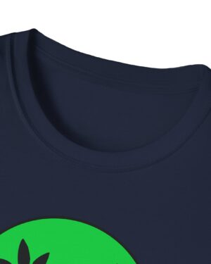 follow the program aap original green smiley face 420 tee