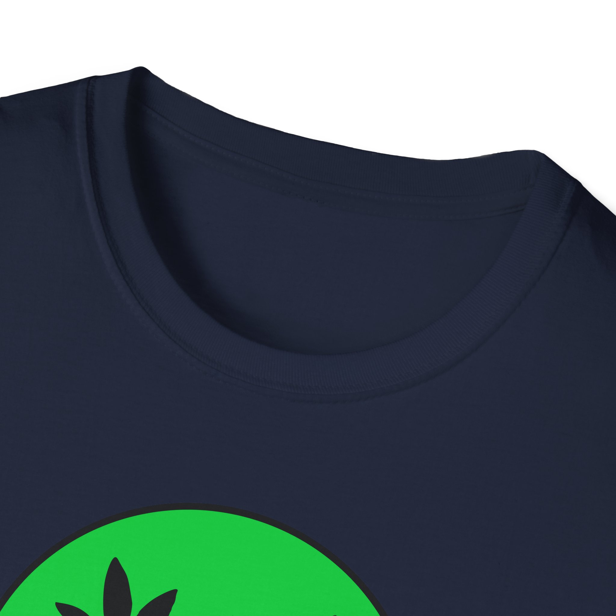 follow the program aap original green smiley face 420 tee