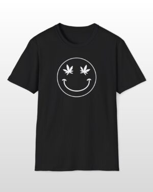 vintage smiley face 420 tee