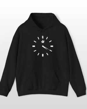 420 clock stoner hoodie