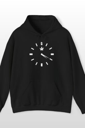 420 clock stoner hoodie