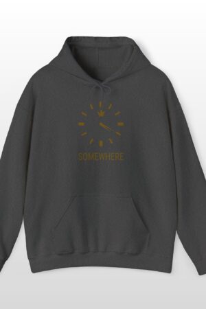 420 somewhere clock 420 stoner hoodie
