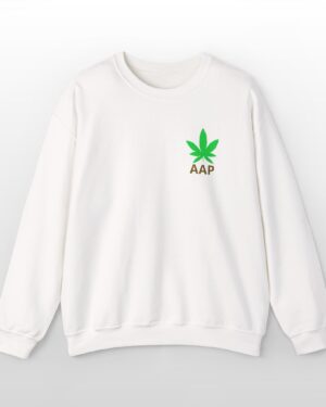 follow the program aap original pocket logo crewneck sweatshirt