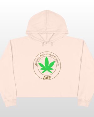 follow the program aap original crop hoodie