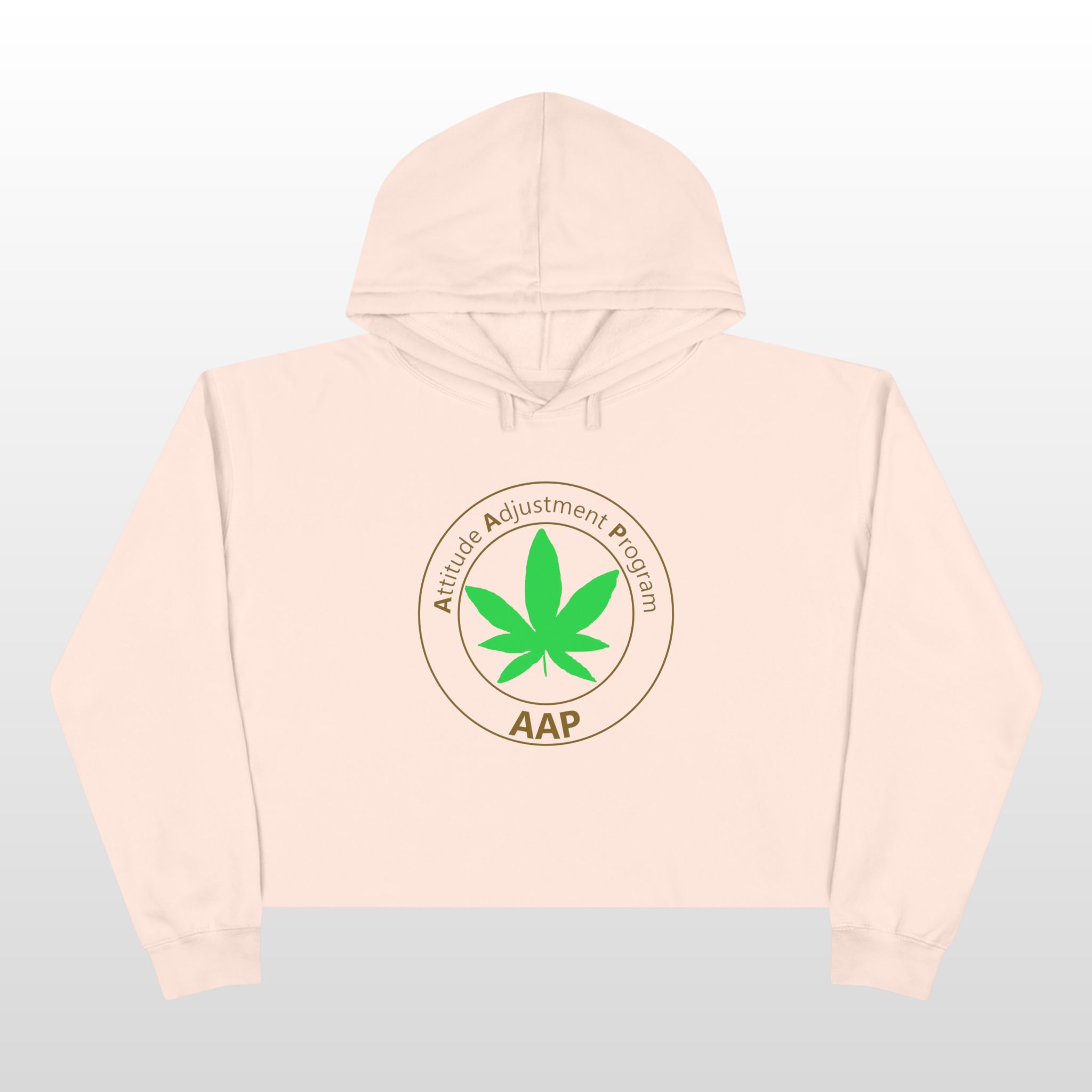 follow the program aap original crop hoodie